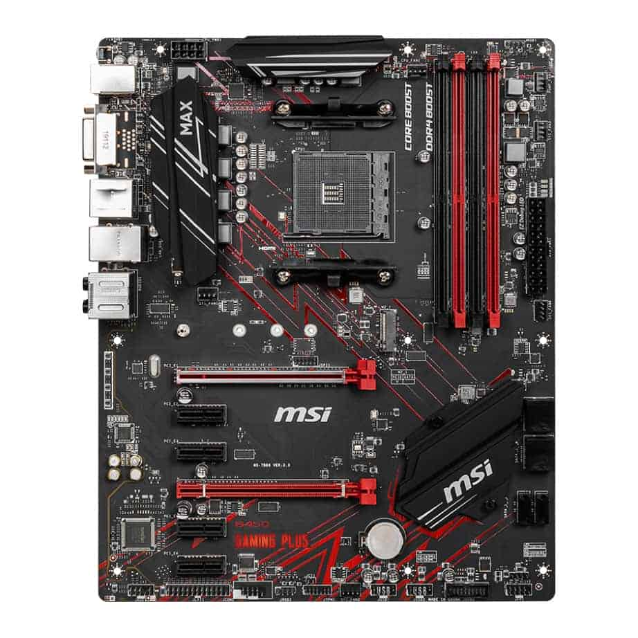 MSI AMD B450 GAMING PLUS MAX AM4 ATX Motherboard